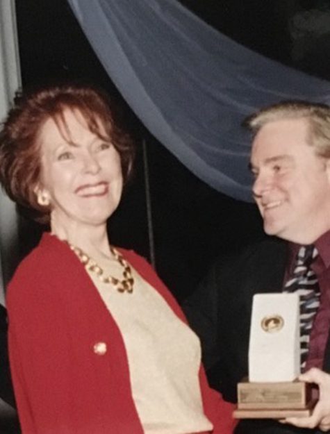 Ginger presented with the US Dept of Commerce’s MBDA National MEDWeek Cornerstone Media Award, 1997